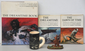 Lot 220 - Group of Australiana inc handmade Essex ware mug, pottery and found ob