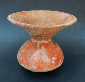 Lot 223 - Iron age Thai Ban Prasat earthenware vase - purchased State Wide Aucti