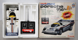 c1983 Boxed Japanese Taiyo Porsche 956 Turbo Remote control