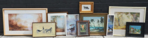 Lot 35 - Group lot - Framed Paintings & Prints - Geoffrey Sparks Watercolour