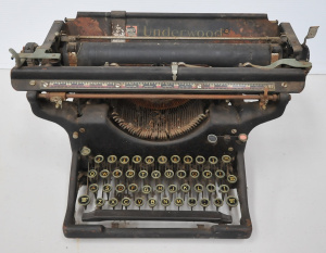 Lot 43 - Underwood Typewriter No 5 c1914 (50cm W)