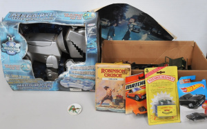 Lot 80 - Mixed lot of toys inc boxed Mega-Byte remote controlled Hound Droid, di