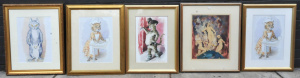 Lot 94 - Group lot - Framed Norman Lindsay Colour prints incl Artful Cats, The D