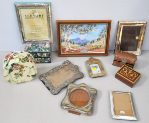 Lot 116 - Large group lot - Vintage & modern Jewellery Boxes, photo Frames &