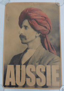 Lot 135 - Peter Drew (1983 - ) Large unframed Screenprint - AussieMonga Khan - S