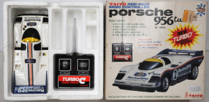 Lot 152 - c1983 Boxed Japanese Taiyo Porsche 956 Turbo Remote control