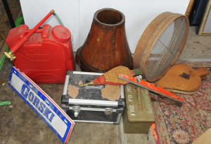 3 x Light Fittings & Rose Wall Miror w Bevelled Edge incl Retro Ceiling Ligh