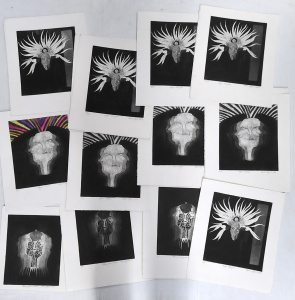 Lot 15 - Bill Offord (1944 - ) large group of unframed etchings and aquatints, v