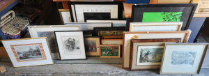 Lot 47 - Group lot - Framed Pictures inc signed paintings, prints etc (some glas