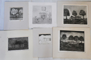 Lot 69 - Bill Offord (1944 - ) large group of unframed etchings and aquatints, s