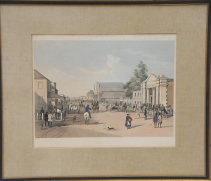 Lot 108 - Samuel Thomas Gill (1818 - 1880) Framed Hand coloured Lithograph - Ade