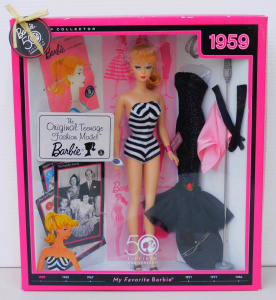 Lot 127 - c2008 Boxed Mattel Barbie - 1959 50th Anniversary My Favourite Barbie