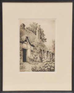 Lot 133 - Ernest Edwin Abbott (1888 - 1973) Framed Drypoint Etching - Anne Hatha