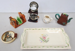 Lot 158 - Group lot vintage ceramics inc Aust Pottery Rose Noble Kookaburra Lak