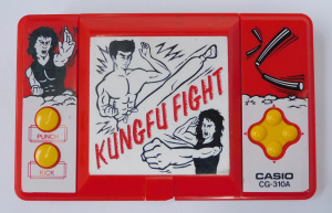 Lot 167 - Retro Casio Hand Held Computer Game - Kung Fu Fight CG-310A (loss to c