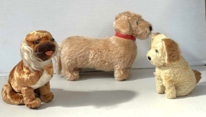 Lot 186 - 3 x 1950s soft toys - L & Dean's Rag Book terrier dog 44cms L, J