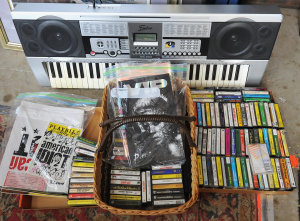 Lot of Mixed Music Ephemera & Others incll Freedom Mrk Electric Keyboard, Si