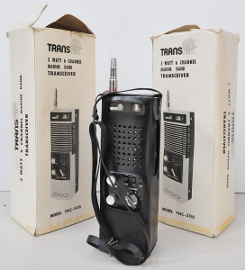 Pair boxed Trans air Receivers - 5 Watt 6 channel Marine Band - Model TNC-506
