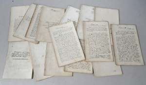 William Kennedy Muir (1842 - 1869) Group of handwritten Booklets & essays a