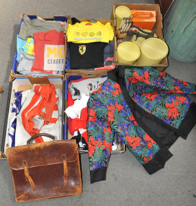 Lot 31 - Group Lot incl Assorted T-Shirts , Retro Homewares, Kitchenalia, Colour