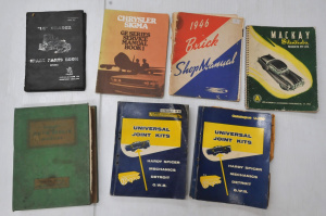 Lot 103 - Lot of vintage maintenance & repair manuals, parts lists and relat