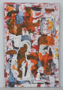 Lot 109 - John Taylor (1963 - ) Large stretched Oil Painting on Canvas - Stage -