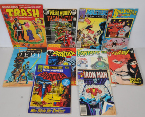 Lot 126 - Group of vintage comic books inc Marvel Books Return of the Jedi, Mast