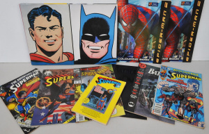 Lot 149 - Group of vintage comic books and related items inc A Salute the Superm