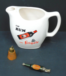 Lot 158 - 3 x pieces vintage Bar Ware - Penfolds Minchinbury advertising Cigaret