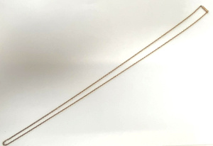 Lot 187 - Vintage 15 Carat Gold Fine Chain Link necklace - marks sighted to clas