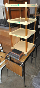 Lot 13 - 3 x Retro Items incl General Electronics Red LED Alarm Clock & Radi