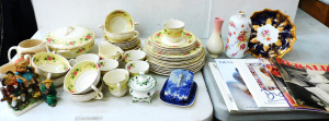 Lot 19 - 2 x Boxes Mixed inc Vintage Grindley Dinner set with Tureen, Soupe Coup