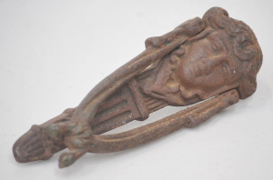 Lot 35 - Vintage heavy cast iron Art Nouveau Websters branded Door Knocker featu