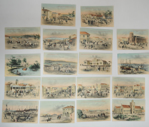 Lot 36 - Group lot vintage Australian Postcards featuring Victorian Scenes in co