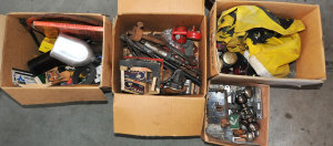 Lot 44 - Group Lot of Mixed Vintage Tools & Hardware incl Vintage Hand tools