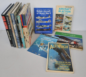 Lot 73 - Group lot of WWI and WWII era aircraft and related reference books