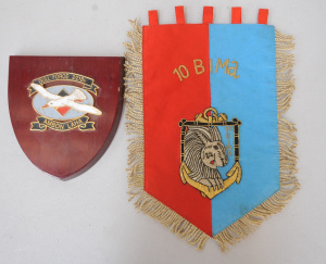 Lot 111 - 2 vintage military wall hangings inc Gull Force plaque and 10 BIMa (Fr