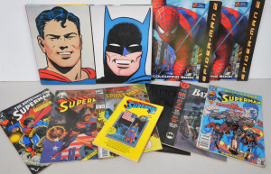 Lot 150 - Group of vintage comic books and related items inc A Salute the Superm