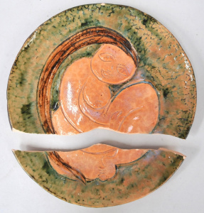 Lot 198 - Mirka Mora (1928 - 2018) large Australian Pottery Charger decorated by