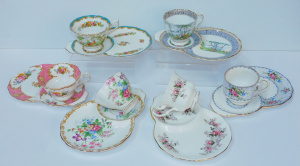 Lot 204 - 6 x Royal Albert Tennis - Hostess sets inc Silver Birch, Nosegay, Peti