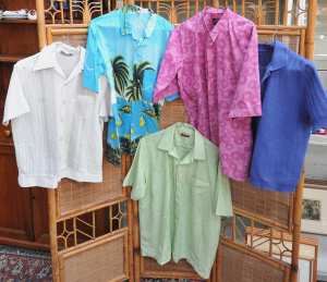 Lot 16 - Group lot - Vintage Retro Mens Shirts - Bowling, Hawaiian, Polo, etc -