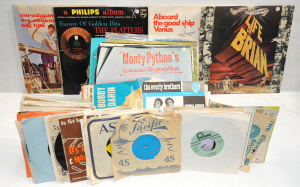 Lot 27 - Box lot of Vintage Mixed LP & 7 inch Vinyl Records incl The Duals,