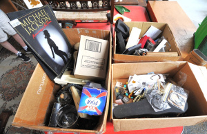 Lot 45 - 3 x Boxes of Mixed Items incl Assorted Playing Cards, Costume Jewellery