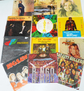 Lot 90 - Mixed lot of vintage Asian pressing of vinyl LP records with some trans