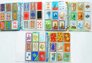 Lot 98 - Large group vintage SWAP Cards - 3 binders inc Transport, Scenic, Souve