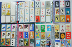 Lot 117 - Large group vintage SWAP Cards - 4 binders inc Art Deco, Silhouettes,