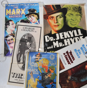 Lot 120 - Group of vintage and modern movie posters and day bills inc The Kid ft