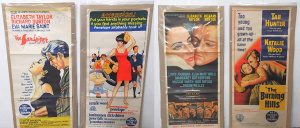 Lot 124 - 4 x vintage Daybill movie posters all featuring Liz Taylor or Natalie