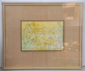 Desiderius Orban (1884 - 1986) Framed Ink & Wash - Queenstown - Signed, titl