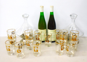 Group lot of assorted Bar Ware inc, 2 x July 4th 1978 Gough Whitlam Testimonial